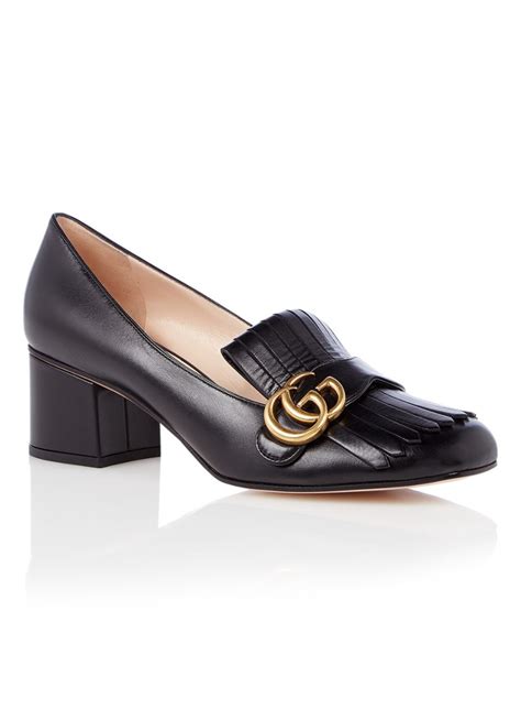 gucci mid heel pump with double g|Gucci pumps nordstrom.